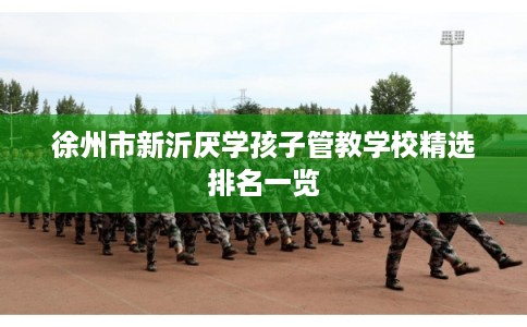 徐州市新沂厌学孩子管教学校精选排名一览