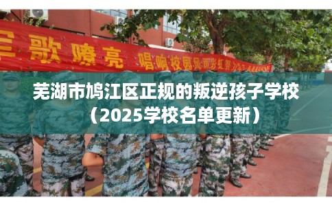 芜湖市鸠江区正规的叛逆孩子学校(2025学校名单更新) 芜湖市鸠江区正规的叛逆孩子学校(2025学校名单更新)