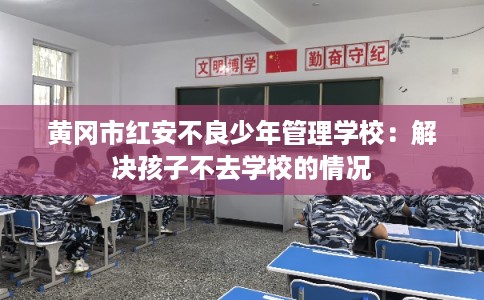 黄冈市红安不良少年管理学校：解决孩子不去学校的情况