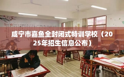 咸宁市嘉鱼全封闭式特训学校(2025年招生信息公布) 咸宁市嘉鱼全封闭式特训学校(2025年招生信息公布)