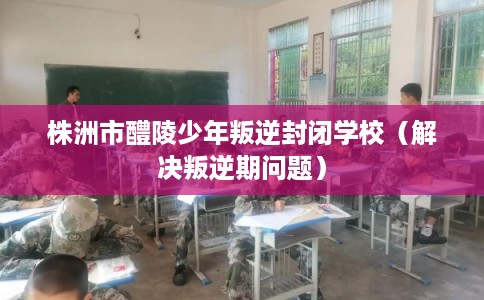 株洲市醴陵少年叛逆封闭学校（解决叛逆期问题）