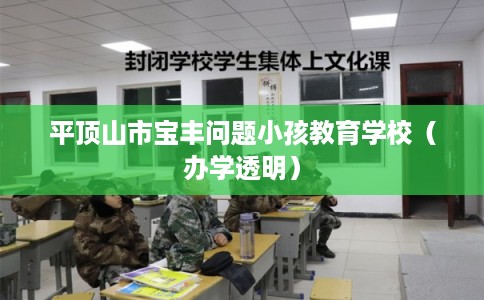 平顶山市宝丰问题小孩教育学校(办学透明) 平顶山市宝丰问题小孩教育学校(办学透明)