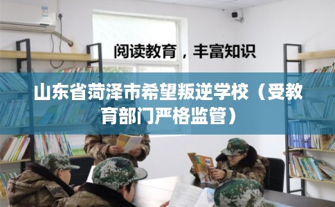 山东省菏泽市希望叛逆学校(受教育部门严格监管) 山东省菏泽市希望叛逆学校(受教育部门严格监管)