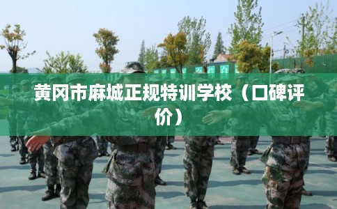 黄冈市麻城正规特训学校(口碑评价) 黄冈市麻城正规特训学校(口碑评价)