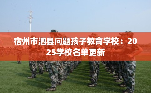 宿州市泗县问题孩子教育学校:2025学校名单更新 宿州市泗县问题孩子教育学校:2025学校名单更新