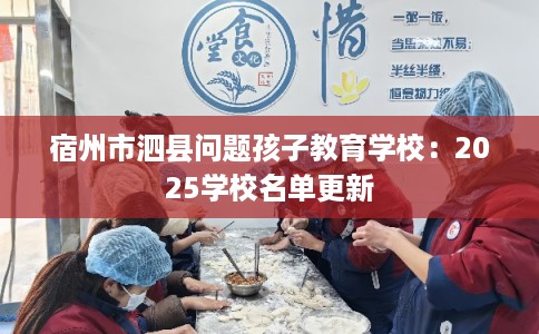 宿州市泗县问题孩子教育学校:2025学校名单更新 宿州市泗县问题孩子教育学校:2025学校名单更新
