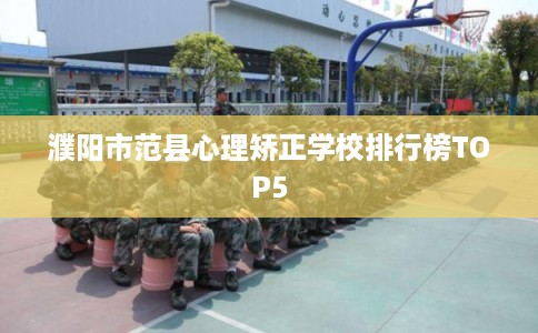 濮阳市范县心理矫正学校排行榜TOP5 濮阳市范县心理矫正学校排行榜TOP5