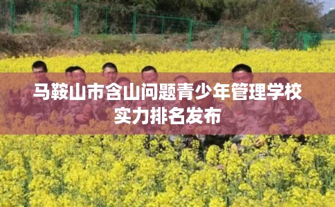 马鞍山市含山问题青少年管理学校实力排名发布