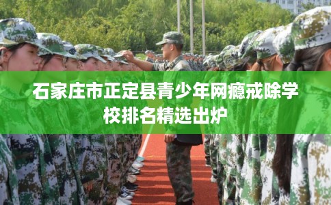 石家庄市正定县青少年网瘾戒除学校排名精选出炉