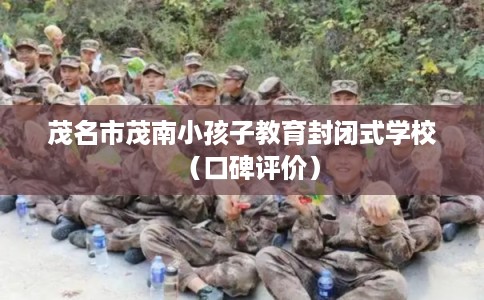 茂名市茂南小孩子教育封闭式学校(口碑评价) 茂名市茂南小孩子教育封闭式学校(口碑评价)