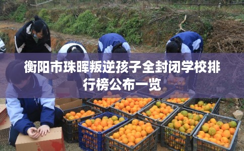 衡阳市珠晖叛逆孩子全封闭学校排行榜公布一览 衡阳市珠晖叛逆孩子全封闭学校排行榜公布一览