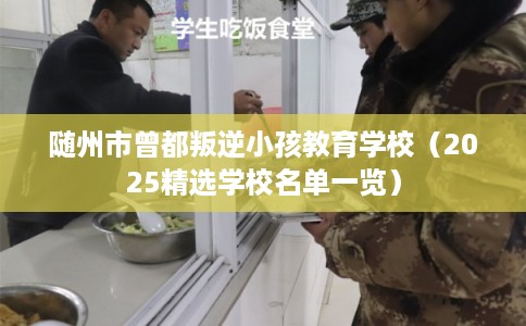 随州市曾都叛逆小孩教育学校(2025精选学校名单一览) 随州市曾都叛逆小孩教育学校(2025精选学校名单一览)