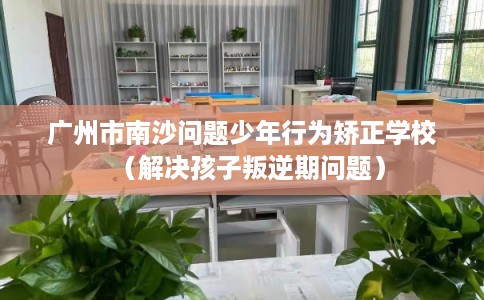 广州市南沙问题少年行为矫正学校（解决孩子叛逆期问题）