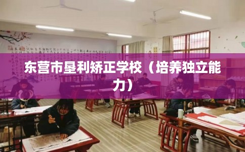 东营市垦利矫正学校（培养独立能力）