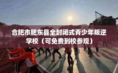 合肥市肥东县全封闭式青少年叛逆学校（可免费到校参观）