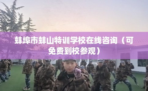 蚌埠市蚌山特训学校在线咨询（可免费到校参观）