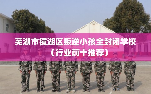 芜湖市镜湖区叛逆小孩全封闭学校（行业前十推荐）