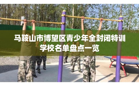 马鞍山市博望区青少年全封闭特训学校名单盘点一览