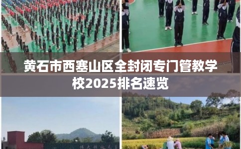 黄石市西塞山区全封闭专门管教学校2025排名速览
