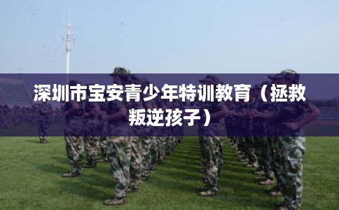深圳市宝安青少年特训教育(拯救叛逆孩子) 深圳市宝安青少年特训教育(拯救叛逆孩子)