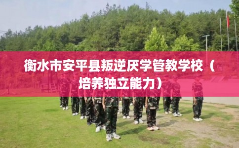 衡水市安平县叛逆厌学管教学校(培养独立能力) 衡水市安平县叛逆厌学管教学校(培养独立能力)