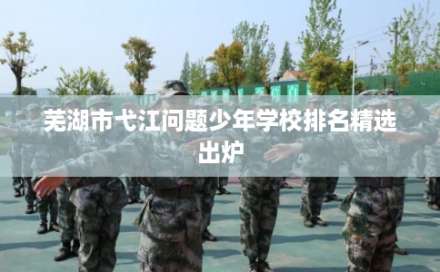 芜湖市弋江问题少年学校排名精选出炉 芜湖市弋江问题少年学校排名精选出炉