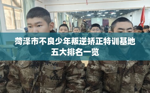 菏泽市不良少年叛逆矫正特训基地五大排名一览 菏泽市不良少年叛逆矫正特训基地五大排名一览