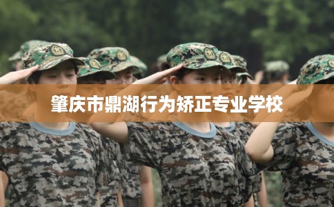 肇庆市鼎湖行为矫正专业学校