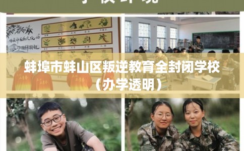 蚌埠市蚌山区叛逆教育全封闭学校（办学透明）