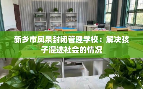 新乡市凤泉封闭管理学校:解决孩子混迹社会的情况 新乡市凤泉封闭管理学校:解决孩子混迹社会的情况