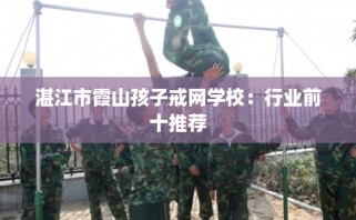湛江市霞山孩子戒网学校：行业前十推荐