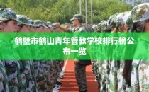 鹤壁市鹤山青年管教学校排行榜公布一览