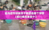 驻马店市驿城孩子叛逆去哪个学校（排行榜名单前十）