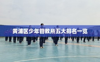 黄浦区少年管教所五大排名一览