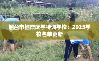 烟台市栖霞厌学特训学校：2025学校名单更新