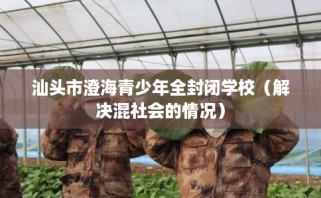 汕头市澄海青少年全封闭学校（解决混社会的情况）