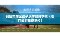铜陵市郊区孩子厌学教育学校（专门戒游戏瘾学校）
