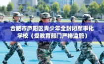 合肥市庐阳区青少年全封闭军事化学校（受教育部门严格监管）