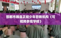 邯郸市魏县正规少年管教机构（可视频参观学校）