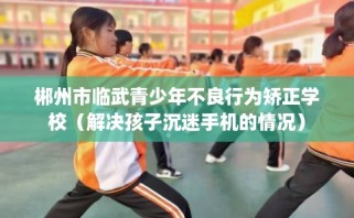 郴州市临武青少年不良行为矫正学校（解决孩子沉迷手机的情况）