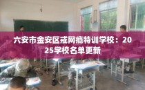 六安市金安区戒网瘾特训学校：2025学校名单更新