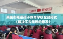 莱芜市叛逆孩子教育学校全封闭式（解决不去学校的情况）