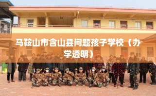 马鞍山市含山县问题孩子学校（办学透明）