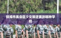 蚌埠市禹会区少女叛逆要到哪种学校