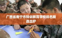 广西省南宁市特训教育学校排名精选出炉