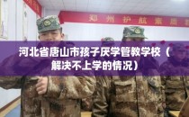 河北省唐山市孩子厌学管教学校（解决不上学的情况）