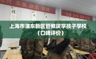 上海市浦东新区管教厌学孩子学校（口碑评价）