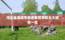 河北省廊坊市励志教育学校五大排名一览