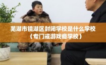 芜湖市镜湖区封闭学校是什么学校（专门戒游戏瘾学校）