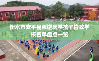 衡水市安平县叛逆厌学孩子管教学校名单盘点一览